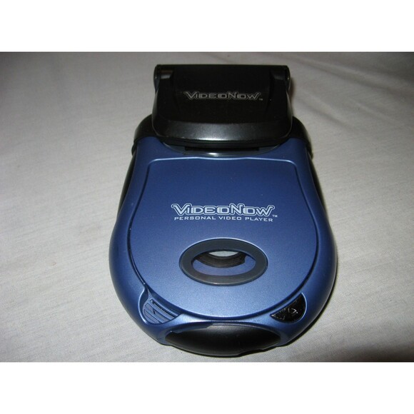 Tiger Electronics Video Now Personal Player Hasbro Blue w Light Attachment WORKS - Picture 1 of 4
